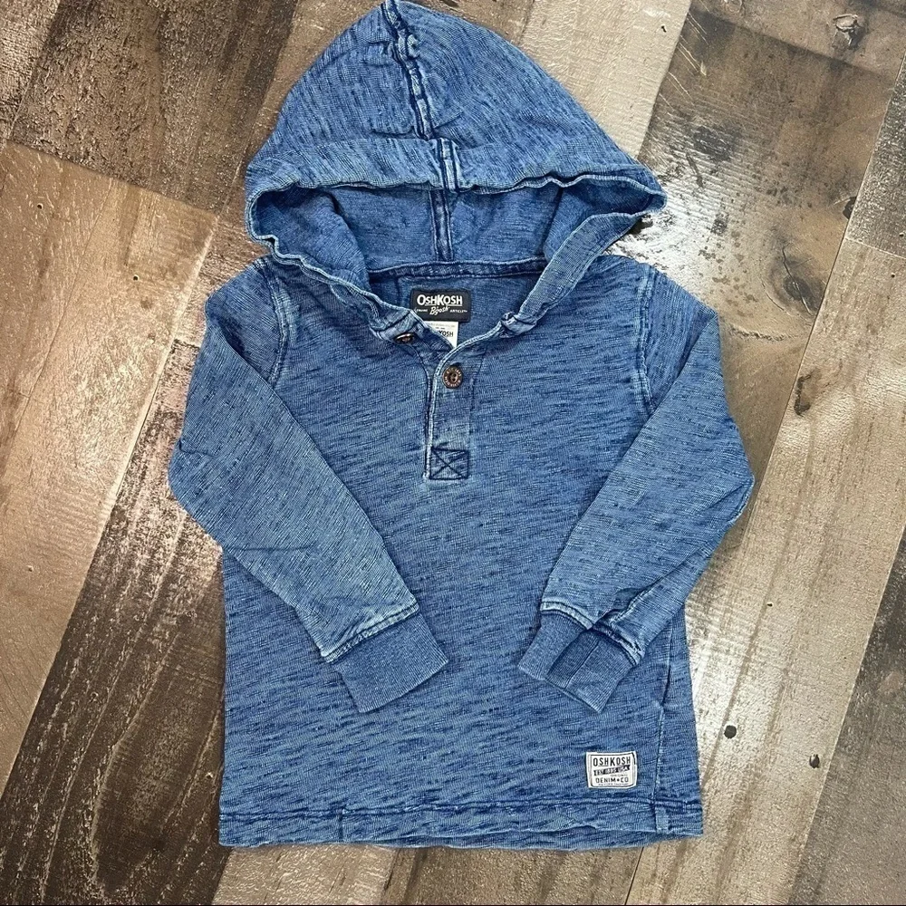 Oshkosh Hooded Henley size 3T